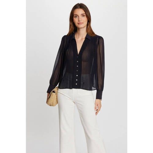 Morgan blouse marineblauw