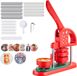 Vevor Button Machine Button Making Machine 58 mm Pinmaker Rond 100 Button Onderdelen Rood