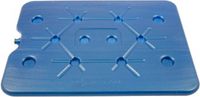Merkloos / Sans marque Billiet - Vanlaere Platte koelelementen - Set van 4x stuks - 32 x 25 cm - voor in een koelbox of koeltas - blauw - 800 gram