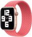 Apple Gevlochten solobandje voor de Apple Watch | 44/45/46/49 mm - Maat 5 - Pink Punch