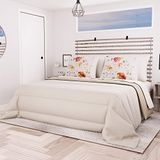 PETTI Artigiani Italiani, warm en zacht microvezel dekbed, 100% Made in Italy, bruin, dubbel (240x260 cm)