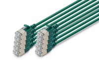 Digitus DK-1632-A-015S-G-10 netwerkkabel Groen 1,5 m Cat6a F/FTP (FFTP)