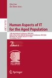 Human Springer Nature Lecture Notes in Computer Science 16735- Human Aspects of IT for the Aged Population