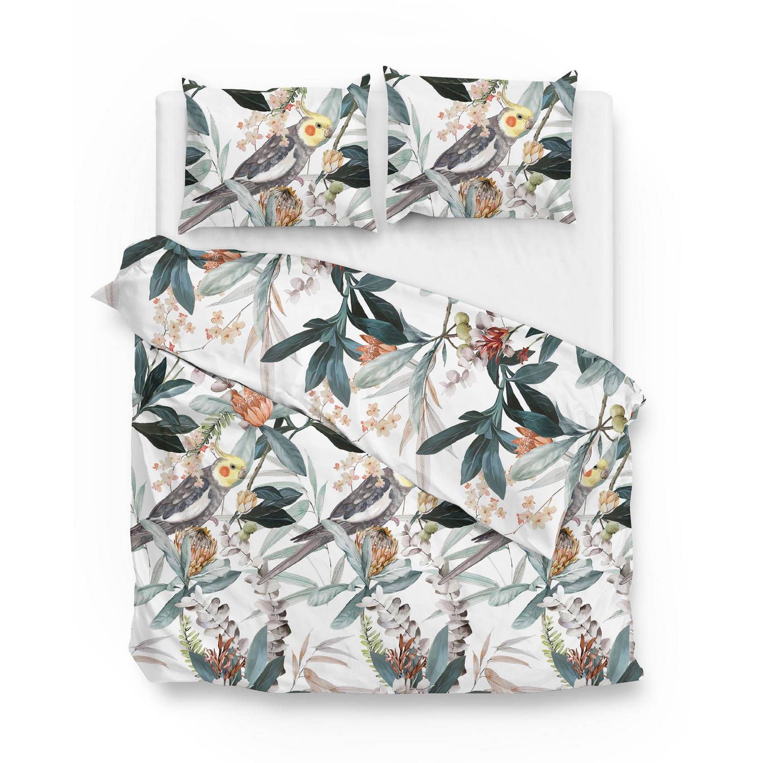 Zo!Home Zo!Home Kendal Dekbedovertrek - Lits-jumeaux - 240x200/220 cm - White