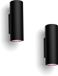 Philips Hue Appear Wandlamp voor Buiten Up & Down (Zwart) - 2 stuks