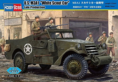 Hobbyboss 1:35 Schaal Late Versie Scout Auto Montagekit (wit)