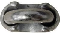 TOOLCRAFT Staaldraadklem 3 mm M4 Staal Verzinkt 827907 10 stuk(s)