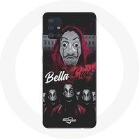 Maniacase Hoesje voor Samsung Galaxy A51 la casa de papel bella ciao logo