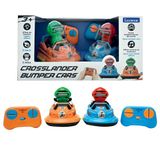 Lexibook Crosslander RC2ALXB Bumper Cars 2-delige set RC raceauto tot 5 km/u 2 afneembare figuren geluid en licht blauw oranje