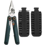 Leatherman Wave Alpha Cascadia Bundle EU300165 Black DLC MagnaCut, Green G10, multitool met Bit Kit 931014-bundel