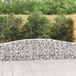 Maison Exclusive - Geknoopte gaasbakken, 4 stuks, 400x30x60/80 cm, verzinkt staal