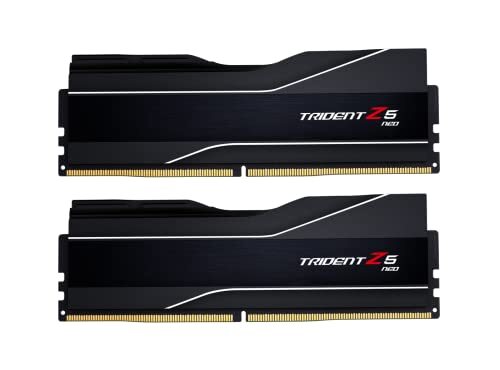g.skill Trident Z5 NEO-serie (AMD Expo) 64 GB (2 x 32 GB) 288-pins SDRAM DDR5 6000 CL32-38-96 1.40V dubbelkanaals desktopgeheugen F5-6000J3238G32GX2-TZ5N (mat zwart)