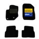 DBS Automatten - op maat gemaakt voor Opel Mokka vanaf 02/2021 - Antislip met bevestigingsclips - 4 automatten voor/achter - zwarte tapijt