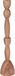 Nampook Candle Holder 9X42 cm (F1) kerst
