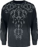 Black Premium by EMP T-shirt à manches longues et col rond - Homme - XL