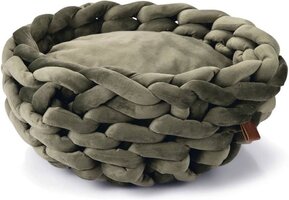 Designed By Lotte Kattenmand Ziba Grijs - Rond - 40x40x15 cm