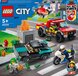LEGO City 60319 Brandweer & Politie Achtervolging Bouwspeelgoed - 2022 Editie