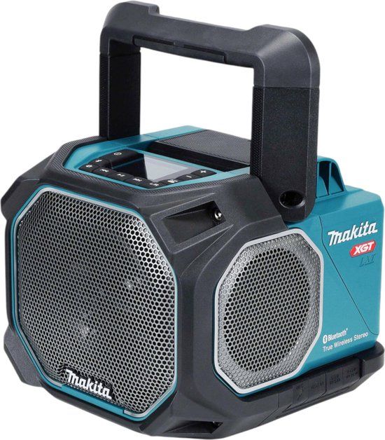 Makita DMR014GZ Bluetooth Speaker - LXT/XGT - Blue/Black - Stereo - 36 Hour Battery Life - IP65 - With Lighting