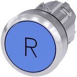 Siemens AG 3SU10500AB500AR0 Bouton-poussoir Bleu