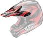 Arai MX-V Helmklep-White (Gloss)