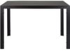 Bolt Edge Table de jardin - Table à manger rectangulaire en aluminium avec plateau en WPC - 110x70x73 cm - Noir