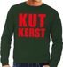 Bellatio Decorations Foute kersttrui - sweater - Kut kerst - groen - voor heren - L