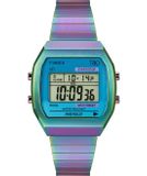 Timex T80 TW2W57100 Horloge - Staal - Paars - Ø 40 mm