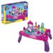 Mega Bloks Bouw en Leer Speeltafel Roze - Bouwset - 30 Onderdelen