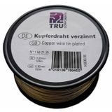 TRU COMPONENTS Koperdraad Buitendiameter (excl. isolatielak): 0.80 mm 100 m Kleurloos