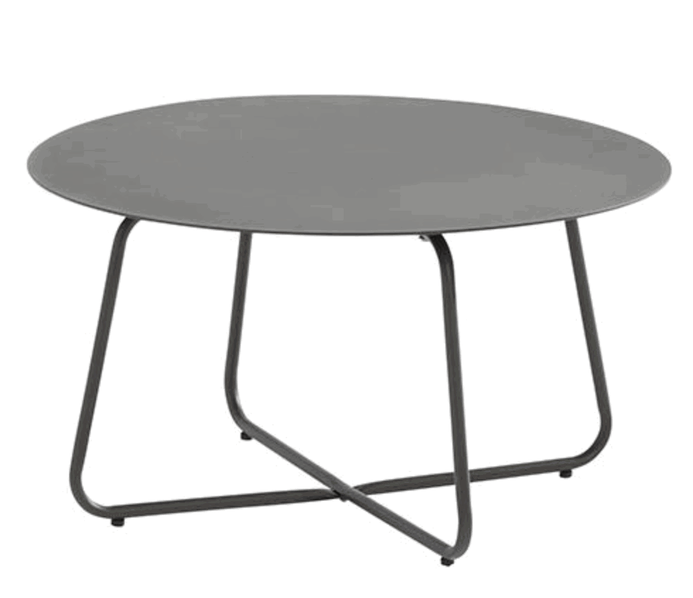 4 Seasons Outdoor Dali Loungetafel Antraciet Aluminium Rond