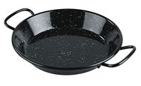 Lacor Geëmailleerde Mini-Paellapan 15 cm - Zwart