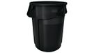 Rubbermaid FG264360BLA Afvalcontainer Rond Kunststof Zwart 166L