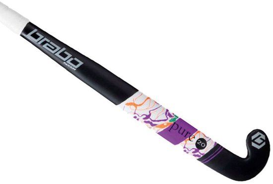 Brabo IT-Pure 20 CC Indoor Hockeystick Zwart 36.5 Inch