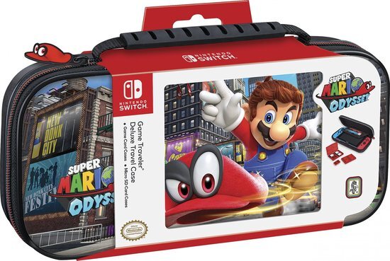 BigBen Officiële Nintendo Switch travelcase met Super Mario Odyssey