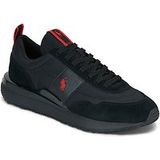 Polo Ralph Lauren Baskets basses 'TRAIN 89' rouge / noir