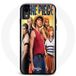 Maniacase Hoesje voor iPhone XS Anime One Piece Luffy Poster Characters Art Seizoen 1