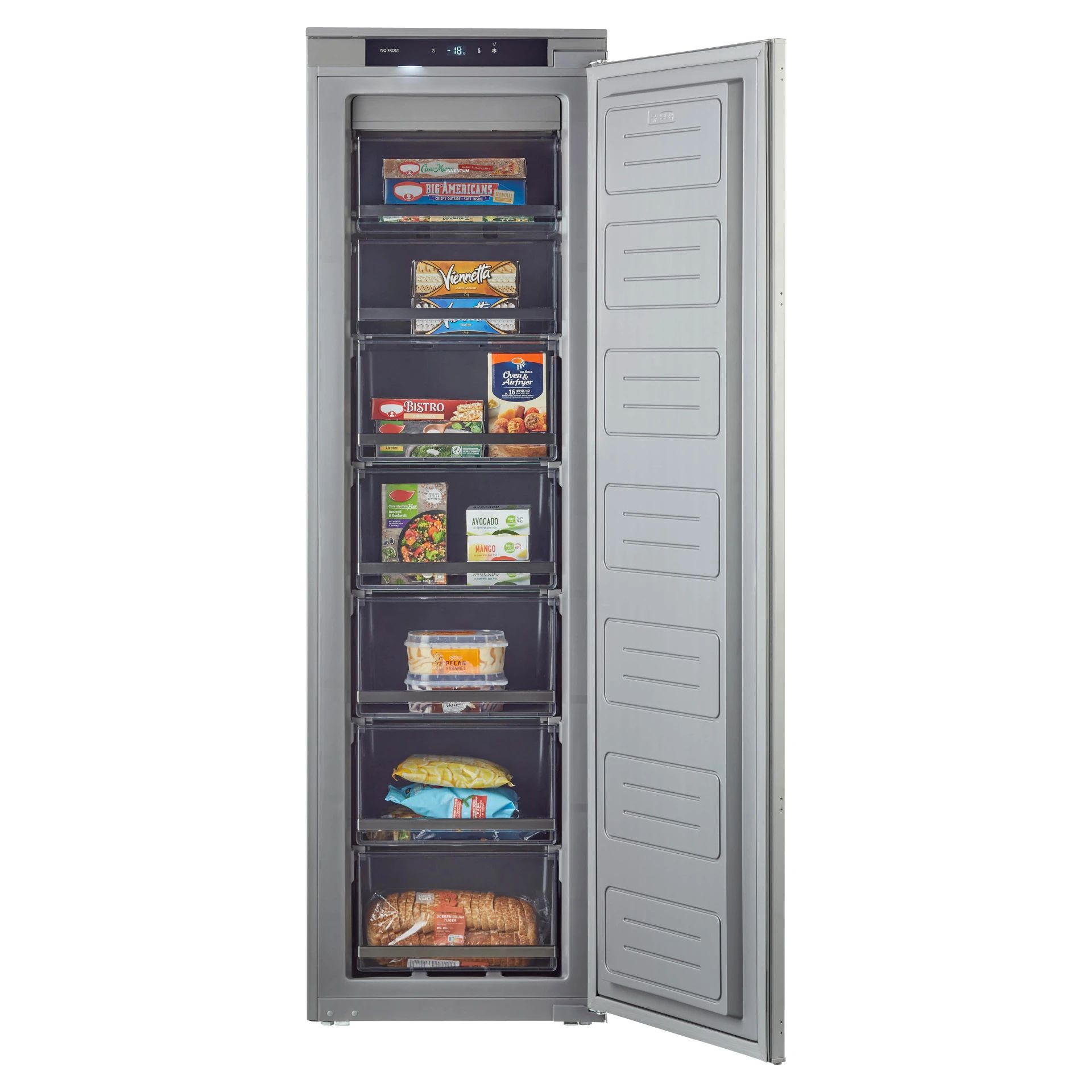 Inventum IVR1786GS Vriezer - 200 liter - 178 cm - No Frost - Energieklasse D
