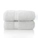 ALCLEAR comfort badstof handdoek set absorberend van 100% Ökotex katoen, badstof serie in 6 kleuren en 5 maten, kleur: wit, 2X saunahanddoeken 70x200 cm