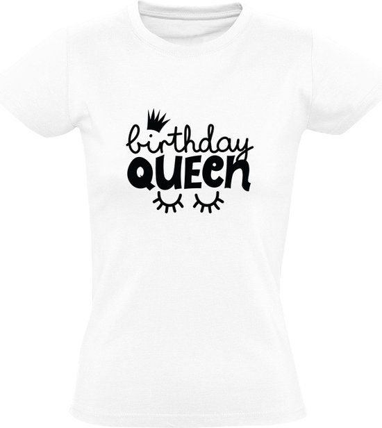 Sol's Birthday Queen Women's T-shirt - White - 2XL
