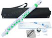 NUVO jFlute 2.0 wit-groen kinder dwarsfluit met DONUT kopstuk en Firstnote mondplaat