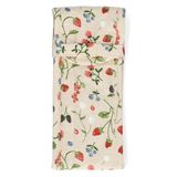 Porte-stylo, coton bio GOTS, fruit rouge