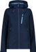 CMP Vrouwelijke waterdichte jas met capuchon blauw/nero/blauw