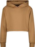Vingino G-basic-sweat-hoody crop Meisjes Hoodies Katoen 80% Polyester 20% Maat 152 Rustic brown