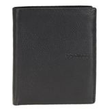 strellson Leren Portemonnee Carter Tanner Billfold V15 Wallet Black Zwart
