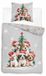 Hunde Bettwäsche, Baumwollbettwäsche pour enfants, Noël 140x200 6120a Hunde