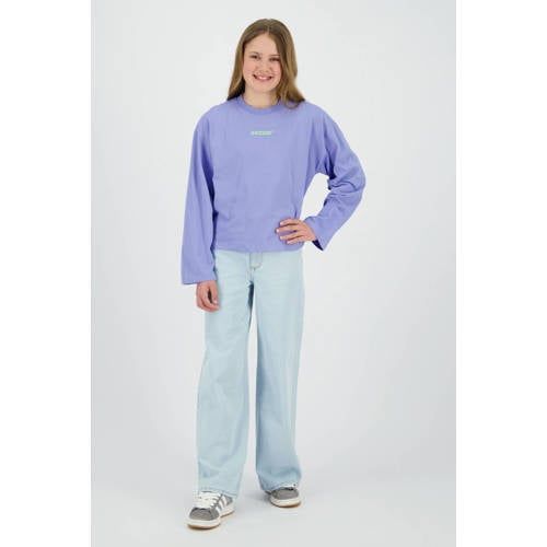 Raizzed longsleeve lila Paars Meisjes Katoen Ronde hals Tekst - maat 164
