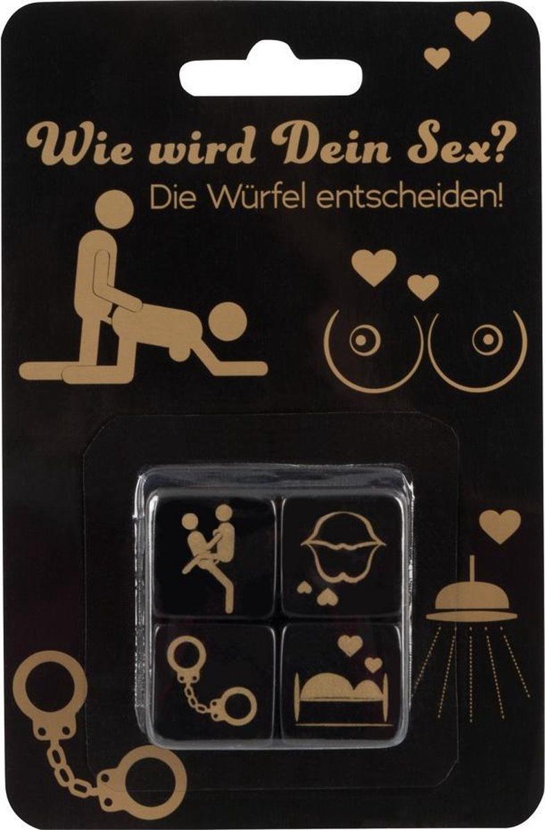 Orion Dice Set - set van 4 - Zwart