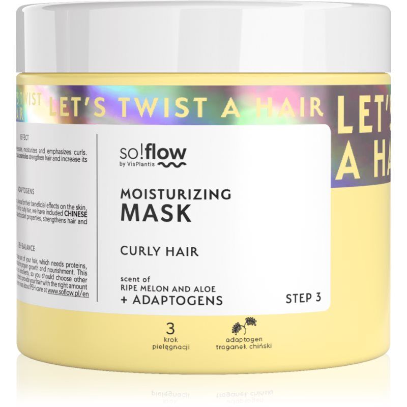 So! Flow Nourishing Mask for Curly Hair with Melon and Aloe Scent 400ml