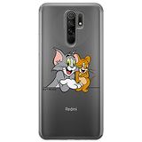 ERT GROUP mobiel telefoonhoesje voor Xiaomi REDMI 9 origineel en officieel erkend Tom and Jerry patroon 005 optimaal aangepast aan de vorm van de mobiele telefoon, gedeeltelijk bedrukt