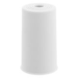 WAGNER Vloerdeurstopper/wanddeurstopper VULKANO BIG - diameter Ø 45 x 75 mm, buffer van hoogwaardig rubber, wit, om te schroeven - Made in DE - 15525121